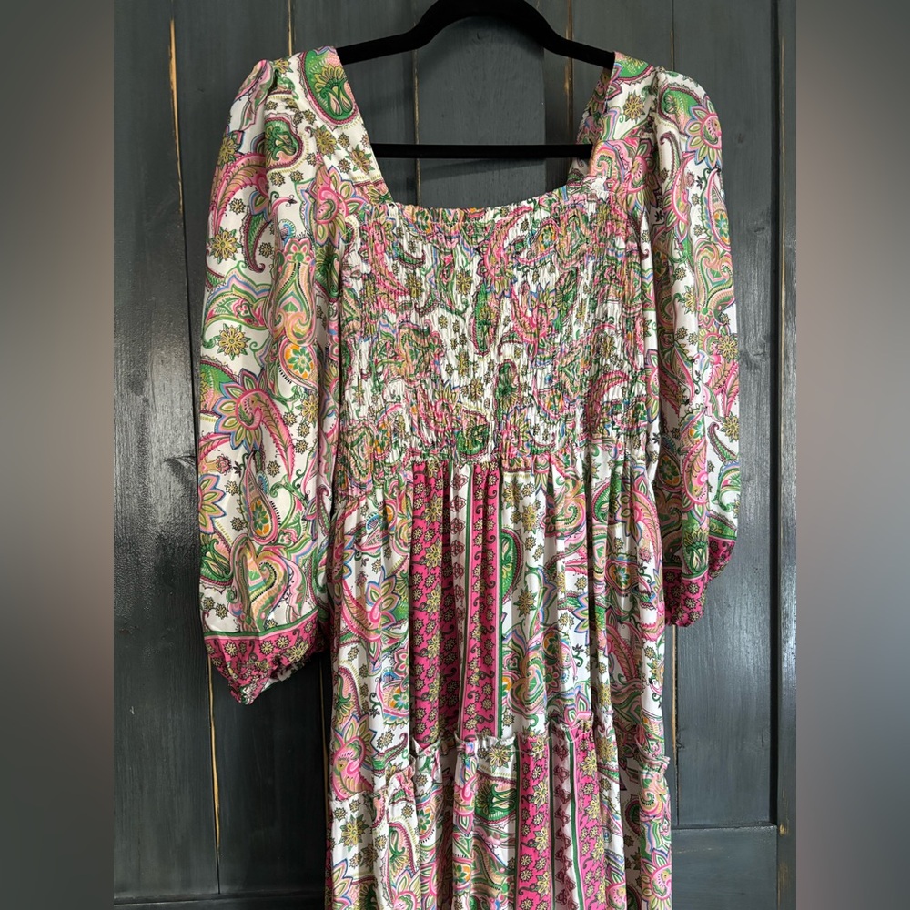 Me 2 Magic Anthropologie BOHO Maxi Dress 
Sz L - Picture 6 of 10